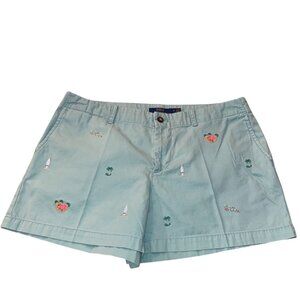 Polo Ralph Lauren Aloha Embroidered Shorts Women’s Size 10